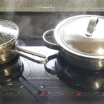 인덕션에서 고장에 취약한 장시간 고화력 조리 모습