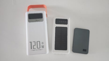 가정용, 여행용, 일상 휴대용 보조배터리 3가지