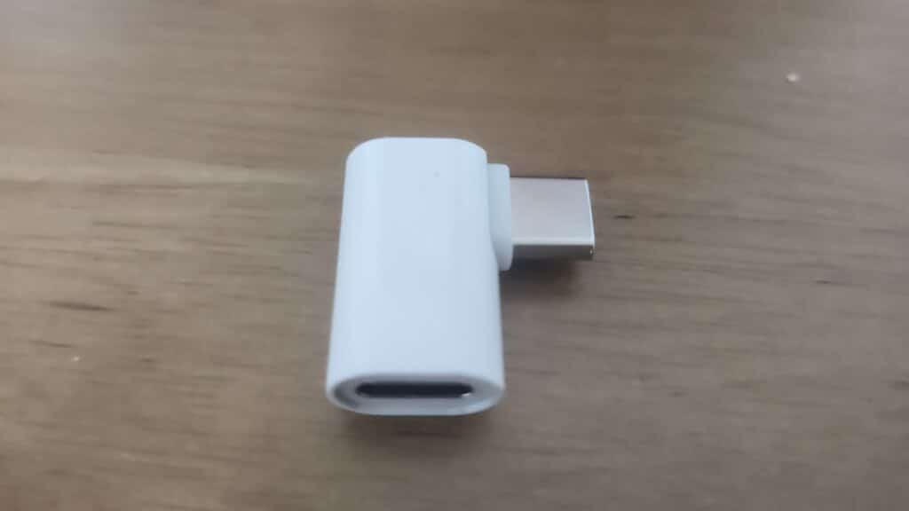 ㄱ자 충전 젠더 C타입