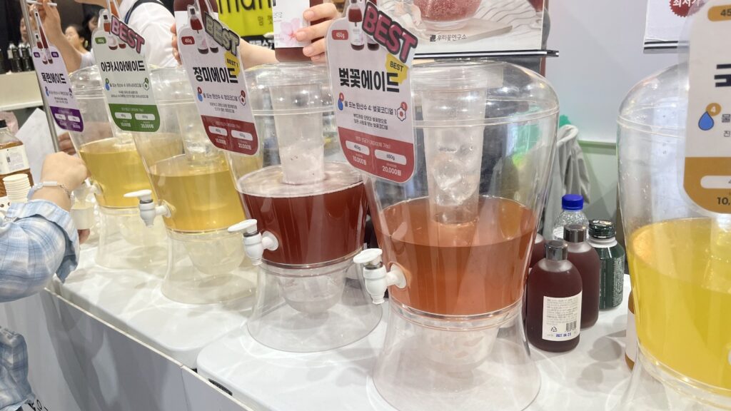 카페디저트페어 음료 시음